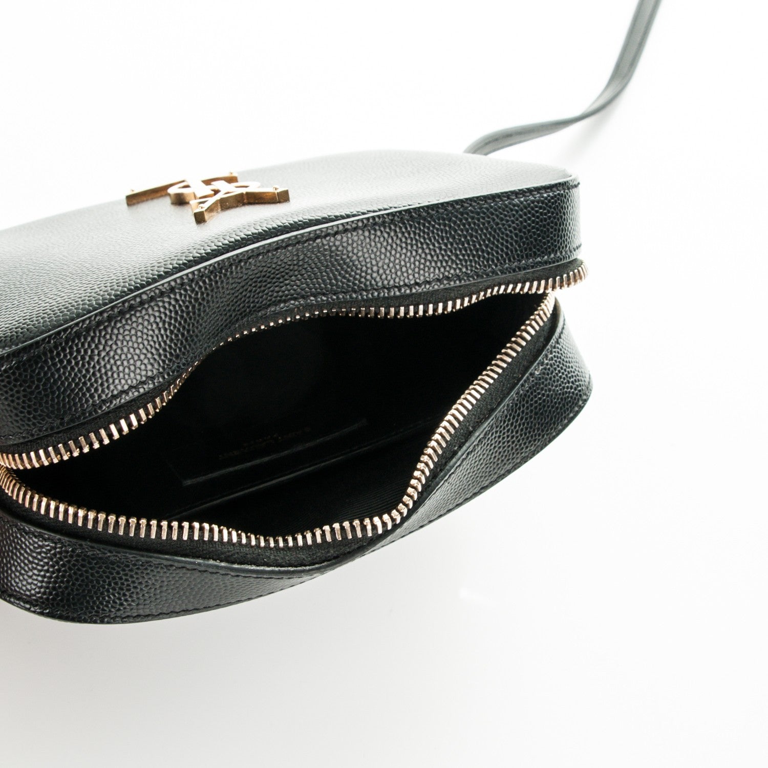 Saint Laurent Grain De Poudre Small Classic Monogram Camera Bag Black 5 of 6