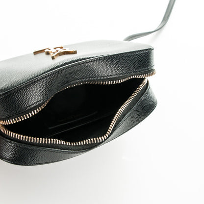 Saint Laurent Grain De Poudre Small Classic Monogram Camera Bag Black 5 of 6