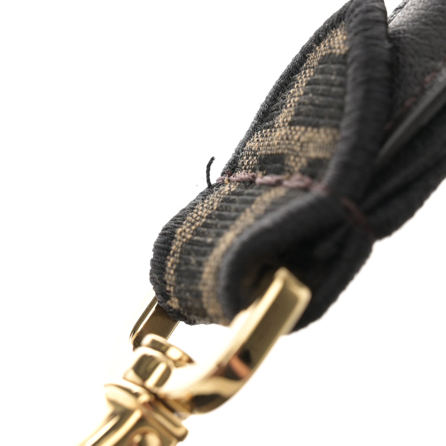 Fabric Jacquard FF 1974 Medium Baguette Tobacco Moro Black