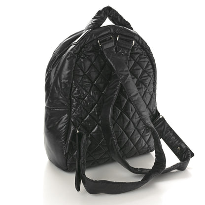 Chanel Nylon Quilted Coco Cocoon Backpack Black 3 of 10
