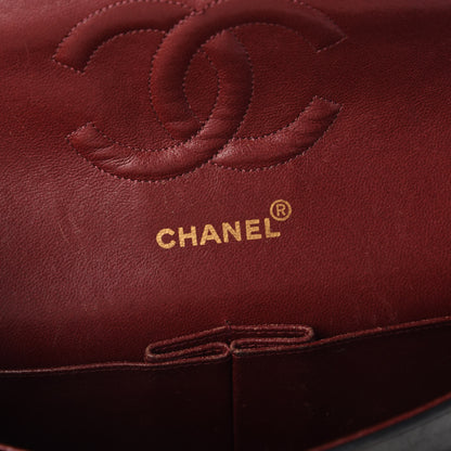 Chanel Lambskin Quilted Medium Double Flap Black 9 of 11