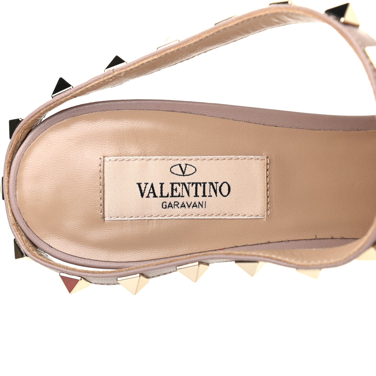 Valentino Garavani Nappa Rockstud Heel Mules 39 Black Poudre 7 of 8
