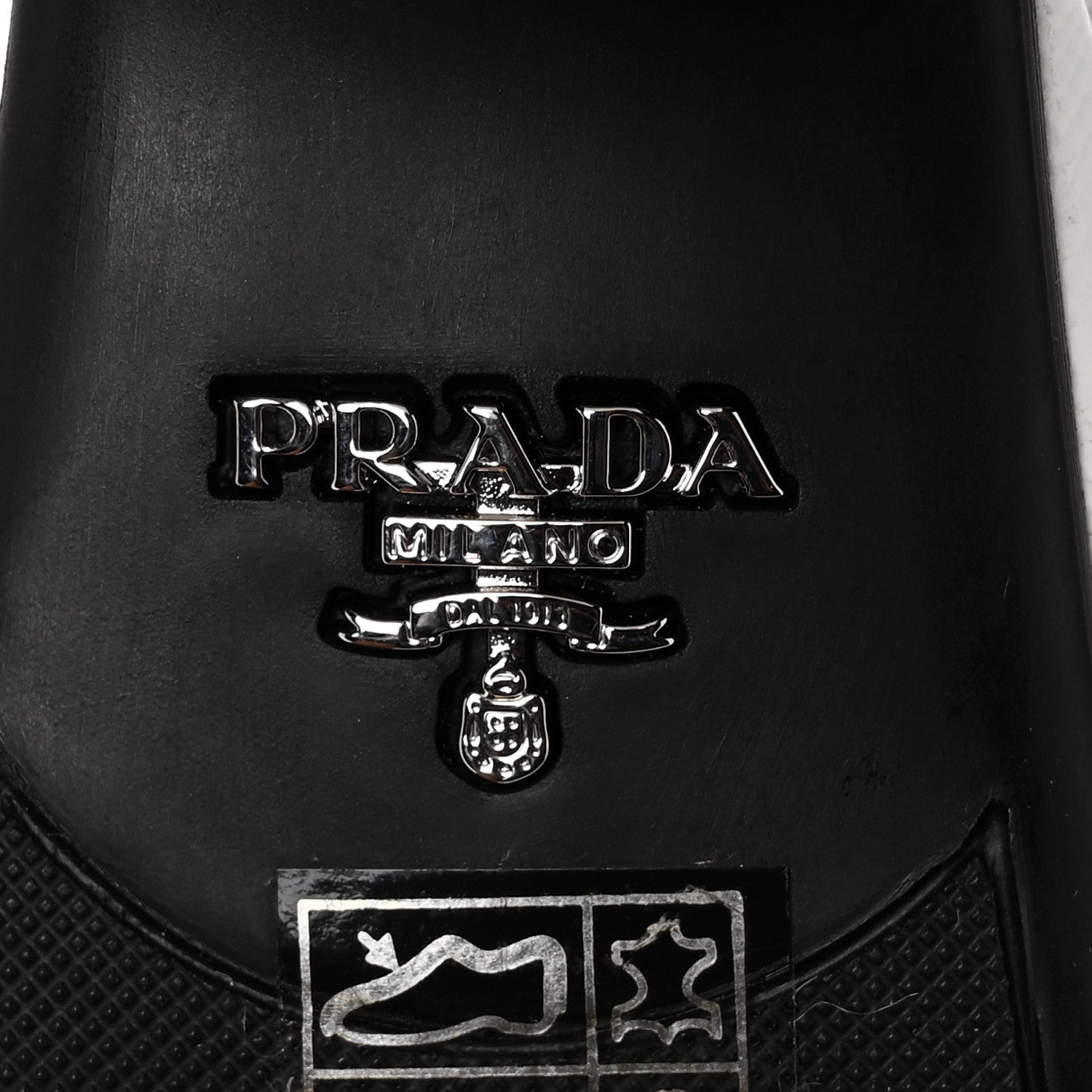 Prada Vernice Saffiano Embossed Crisscross Platform 20/65mm Sandals 37 White 6 of 10