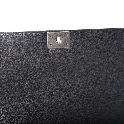 Chanel Caviar Stitched Large Boy Flap Black 10 of 14