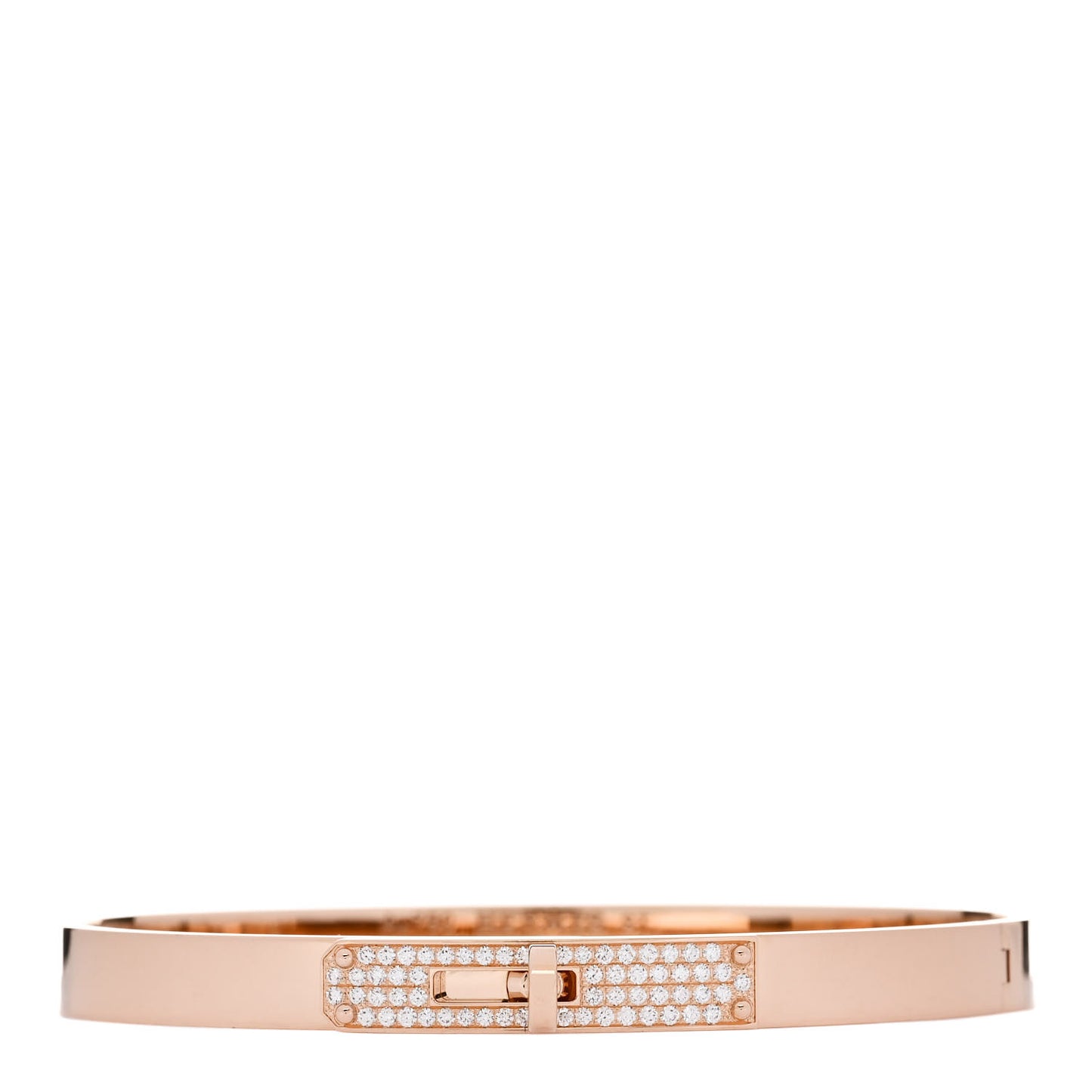 18K Rose Gold Diamond PM Kelly Pave Bracelet ST