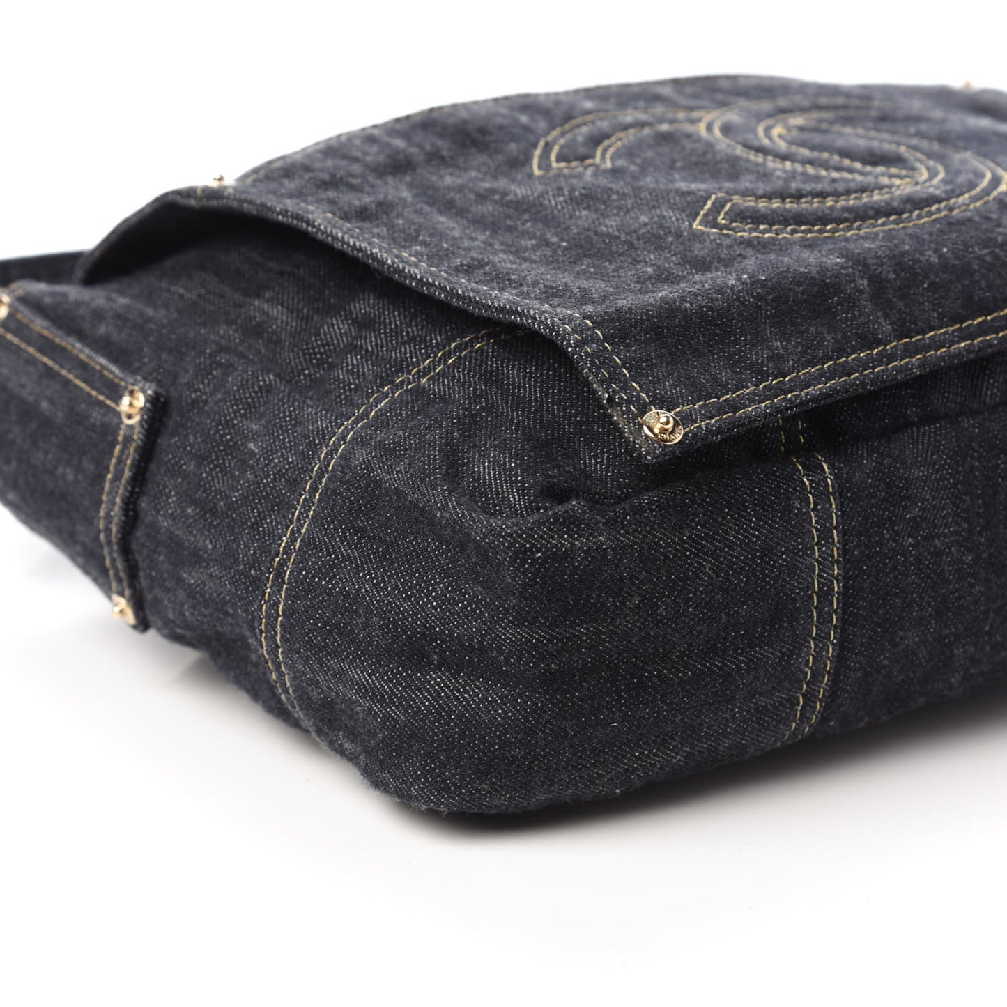 Denim CC Messenger Bag Blue