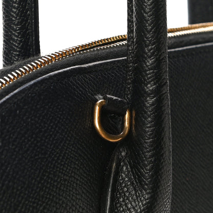 Balenciaga Signature Grained Calfskin Logo M Ville Top Handle Bag Black 13 of 22