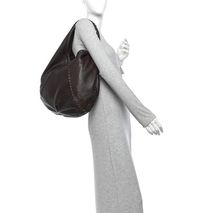 Bottega Veneta Cervo Deerskin Large Hobo Ebano 2 of 13