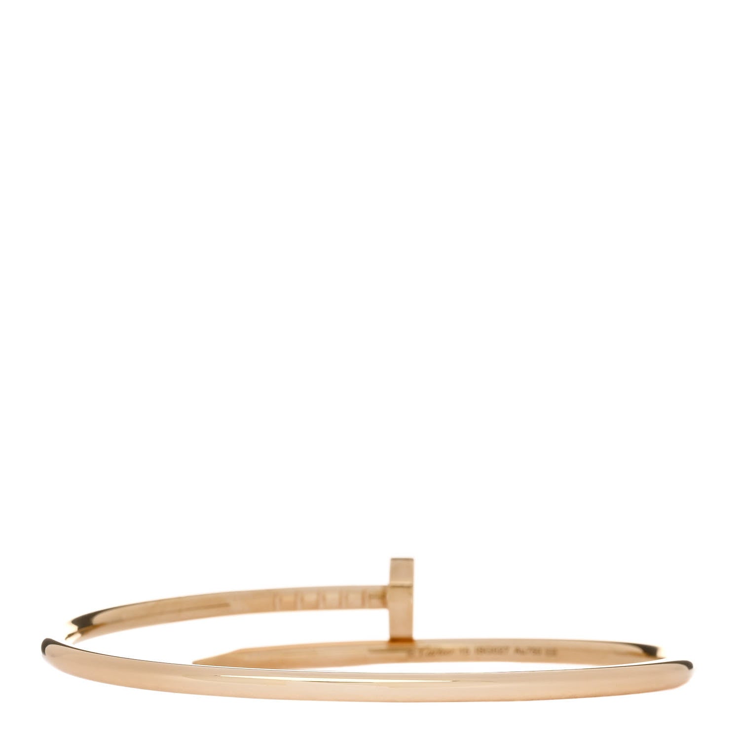 Cartier 18K Yellow Gold Small Juste Un Clou Bracelet 15 2 of 4