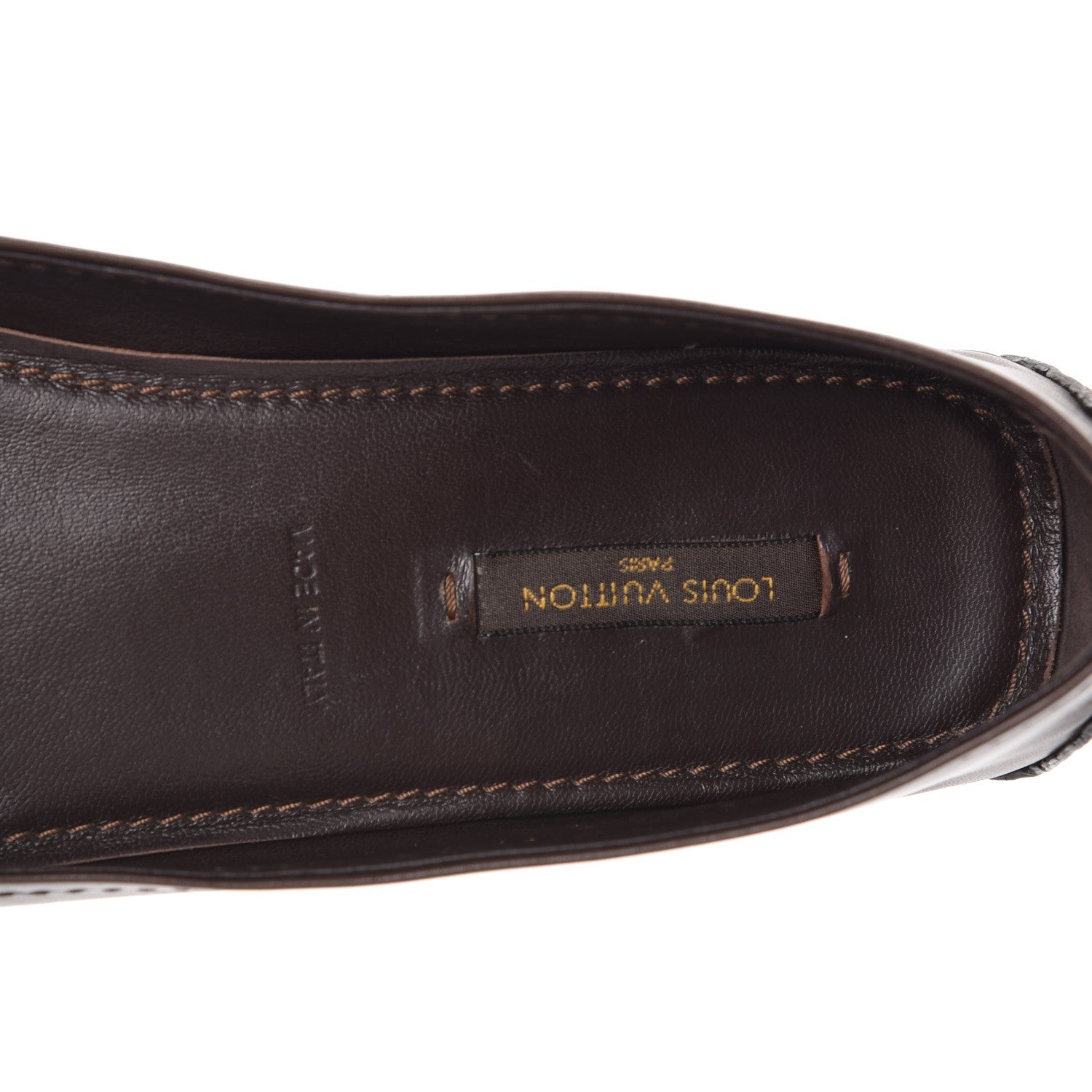 Louis Vuitton Calfskin Oxford Ballerina Flats 39.5 Brown 10 of 12