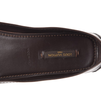 Louis Vuitton Calfskin Oxford Ballerina Flats 39.5 Brown 10 of 12