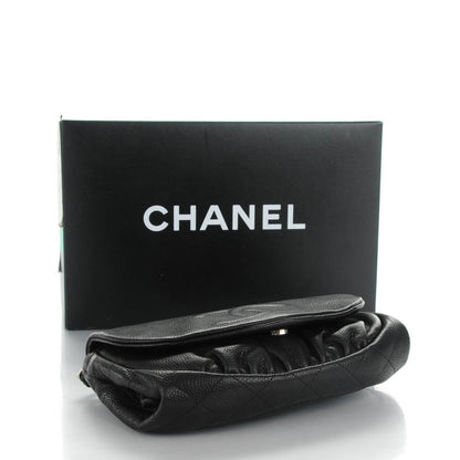 Chanel Caviar Half Moon Wallet On Chain WOC Black 4 of 8