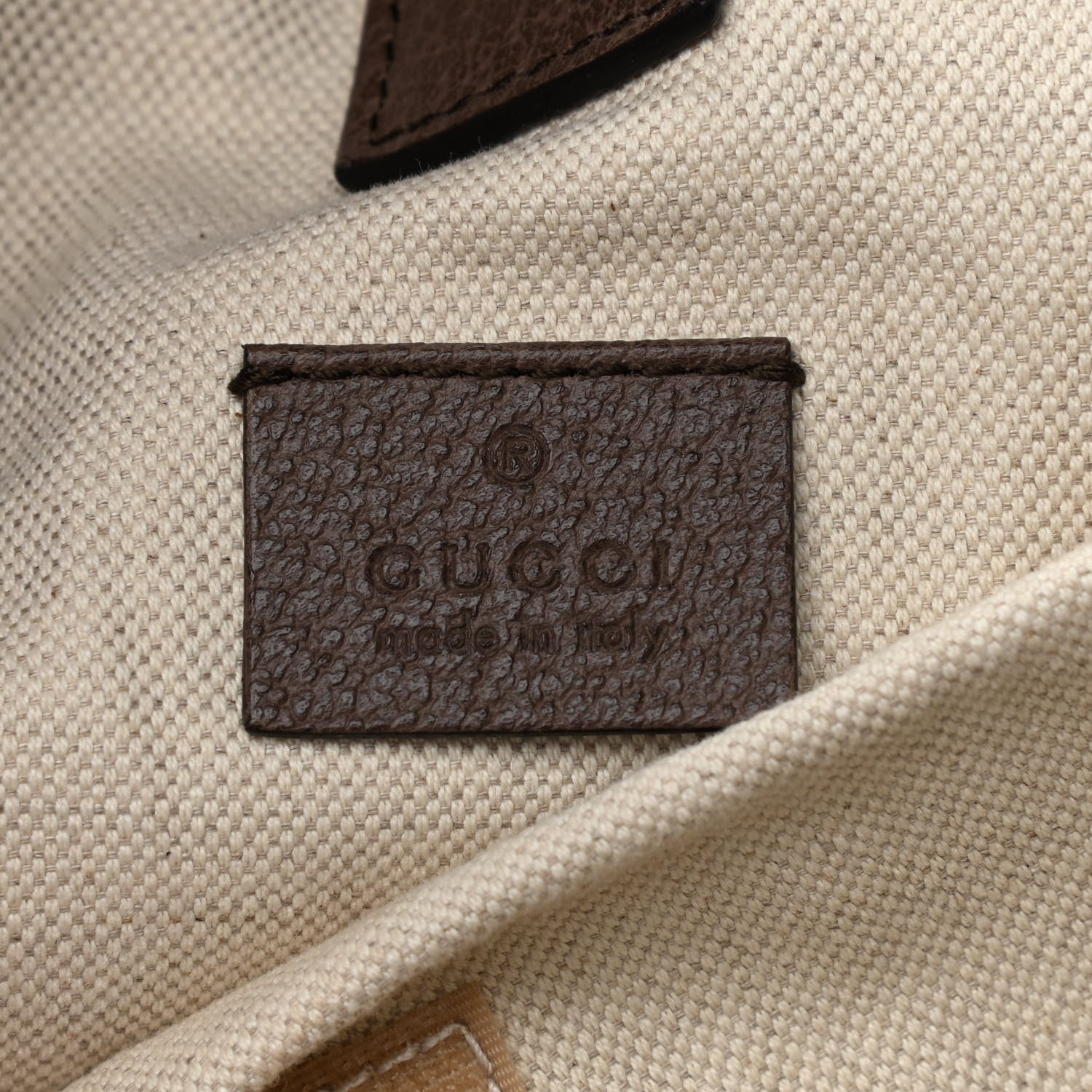 Gucci Soft GG Supreme Monogram Neo Vintage Double Buckle Backpack Beige New Acero Crop 6 of 9