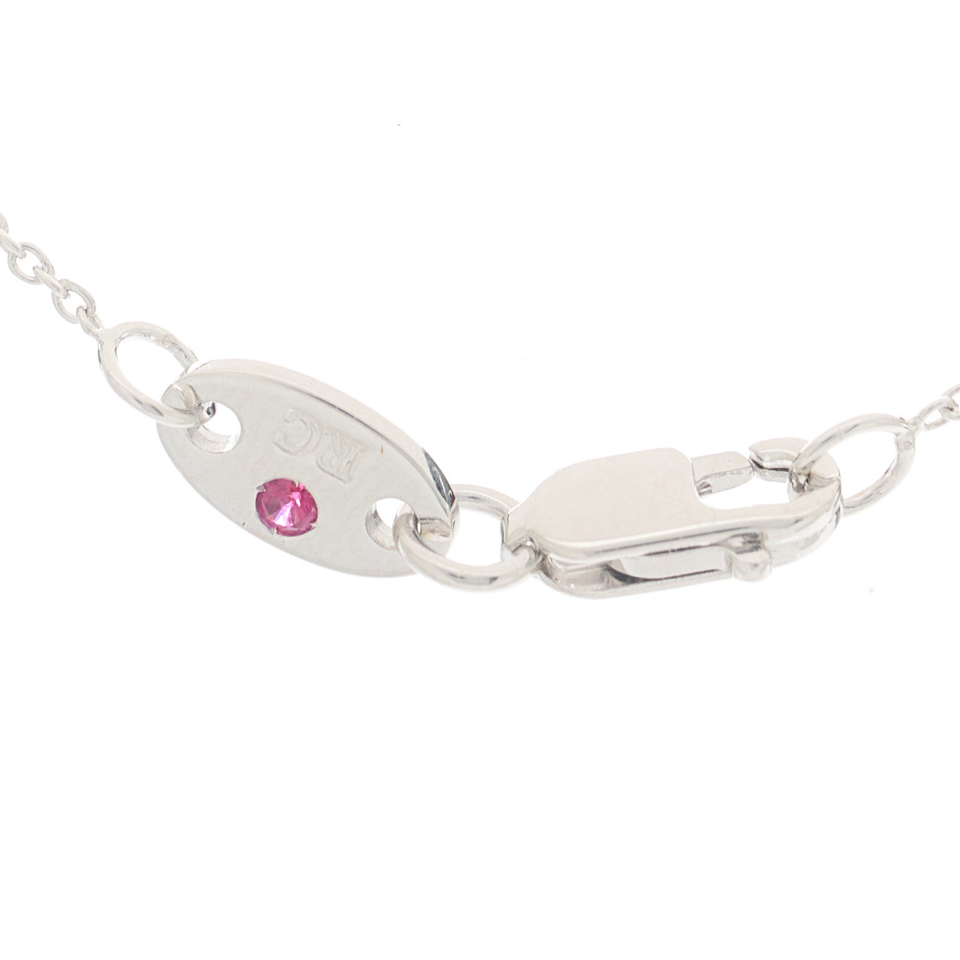 Roberto Coin 18K White Gold Diamond Petite Venetian Princess Flower Pendant Necklace 5 of 6