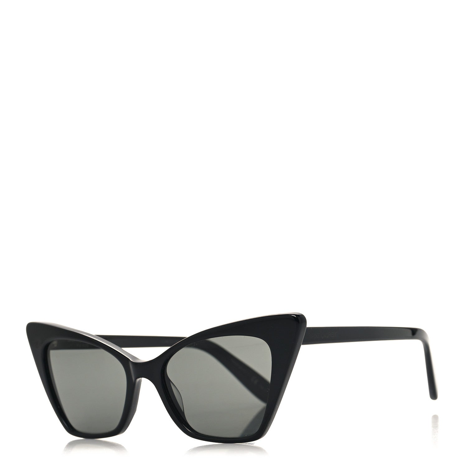 Saint Laurent Acetate SL244 Victoire Cat Eye Sunglasses Black 1 of 8