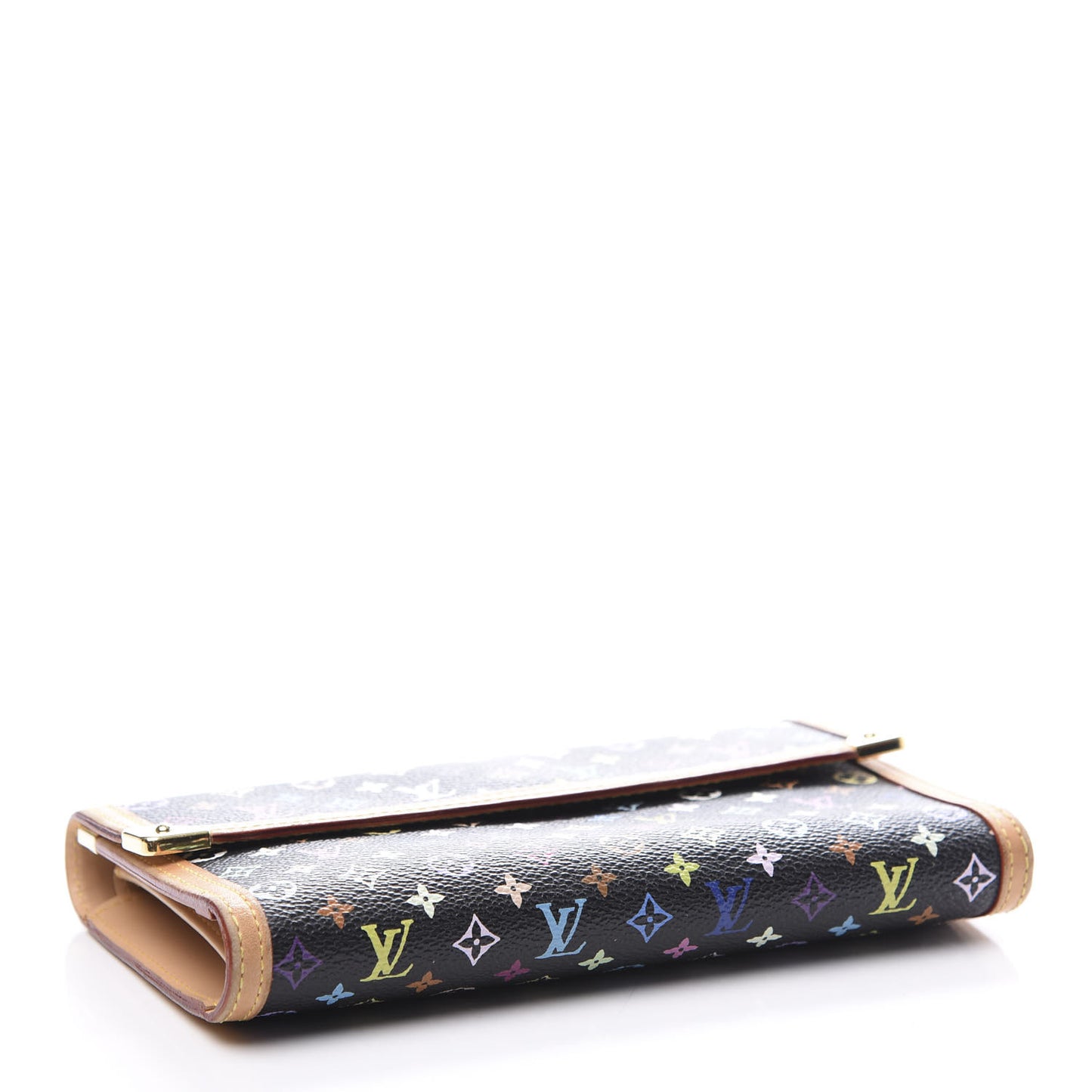 Monogram Multicolor Porte Tresor International Wallet Black