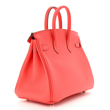 Hermes Swift Birkin 25 Rose Texas 3 of 11