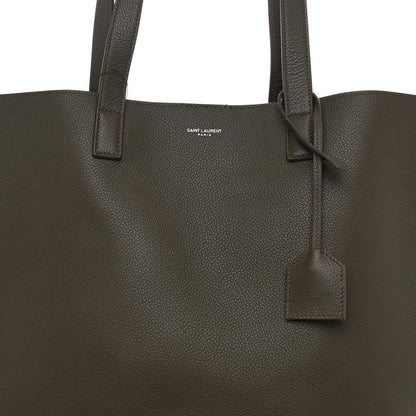Saint Laurent Calfskin Bold Shopping Tote Khaki 8 of 10