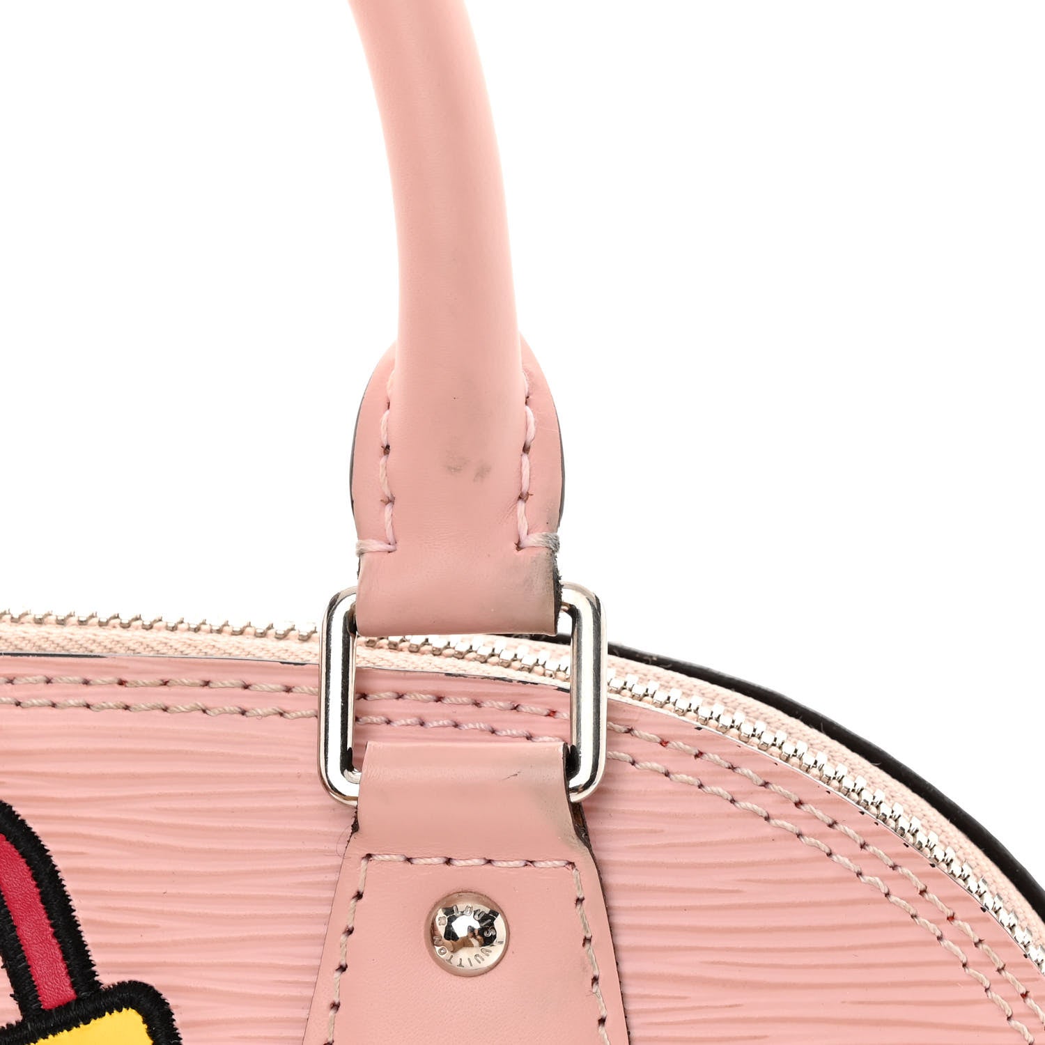 Louis Vuitton Epi Stickers Alma BB Rose Ballerine 13 of 16