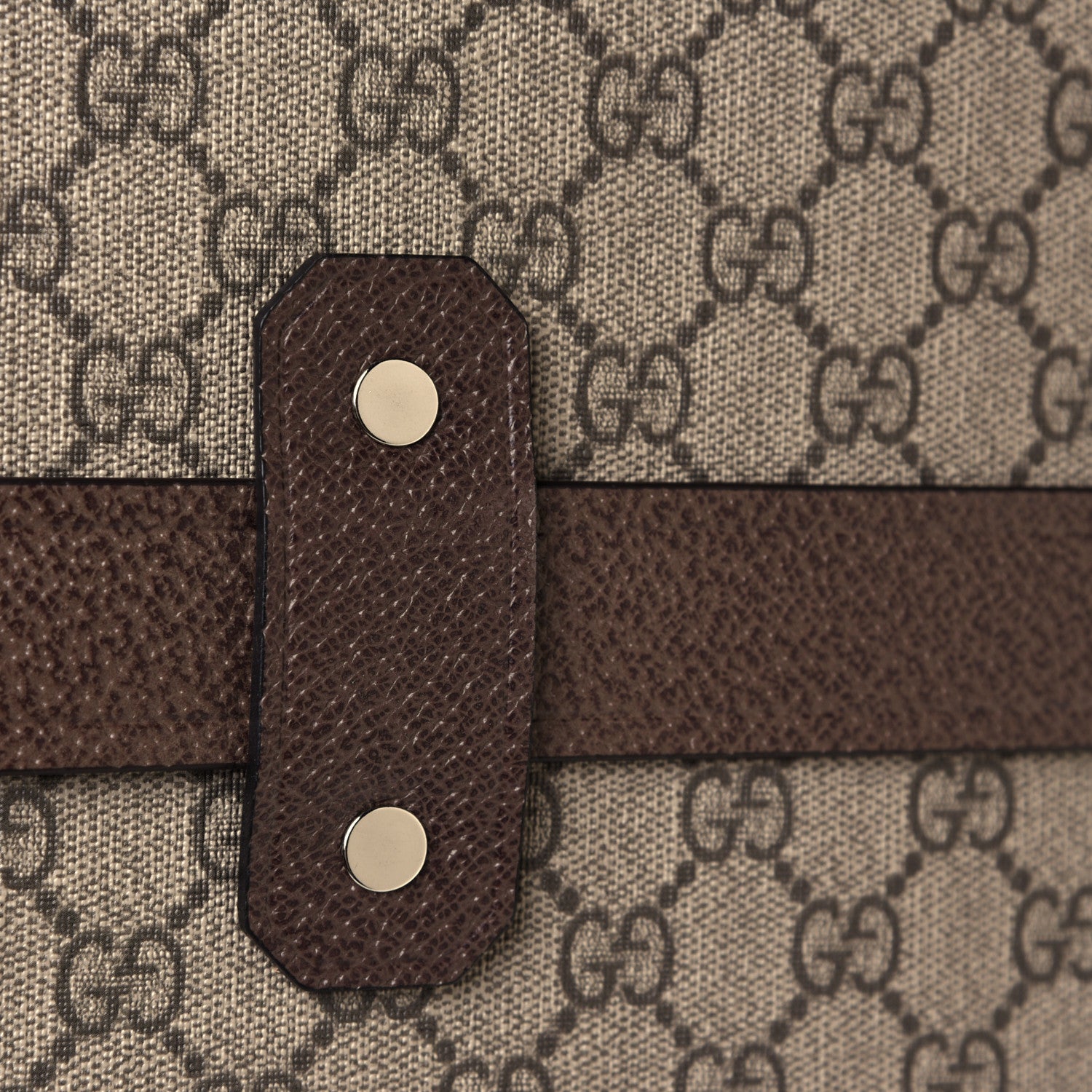 Gucci Supreme Monogram Globe-Trotter Carry-On Brown 10 of 11