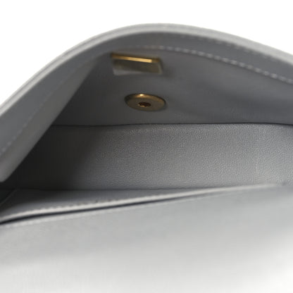 Chanel Caviar Quilted Mini Sweetheart Rectangular Flap Light Grey 5 of 10