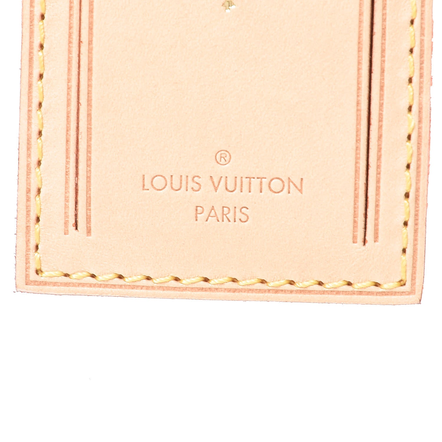 Louis Vuitton Vachetta Luggage Tag 3 of 3