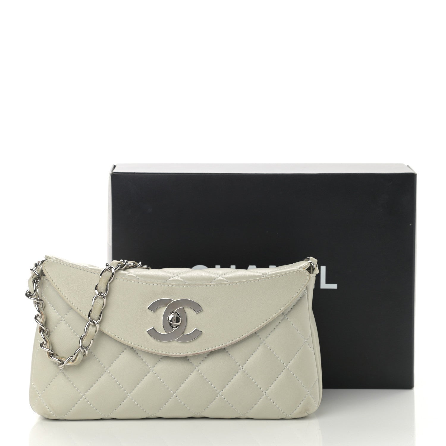 Chanel Lambskin Quilted Small Single Flap Bag Violet Clair 16 of 16