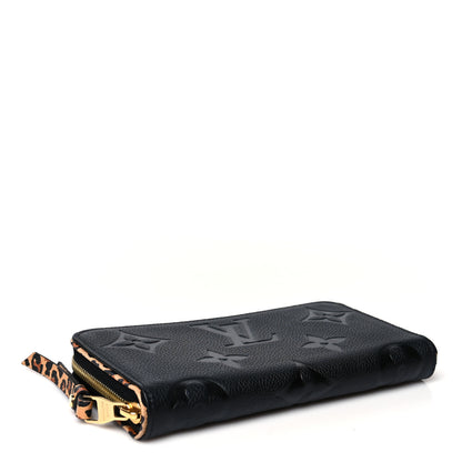Louis Vuitton Empreinte Monogram Giant Wild At Heart Zippy Wallet Black 4 of 7