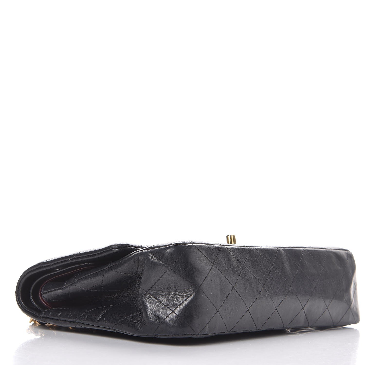 Chanel Lambskin Quilted Medium Double Flap Black 4 of 11