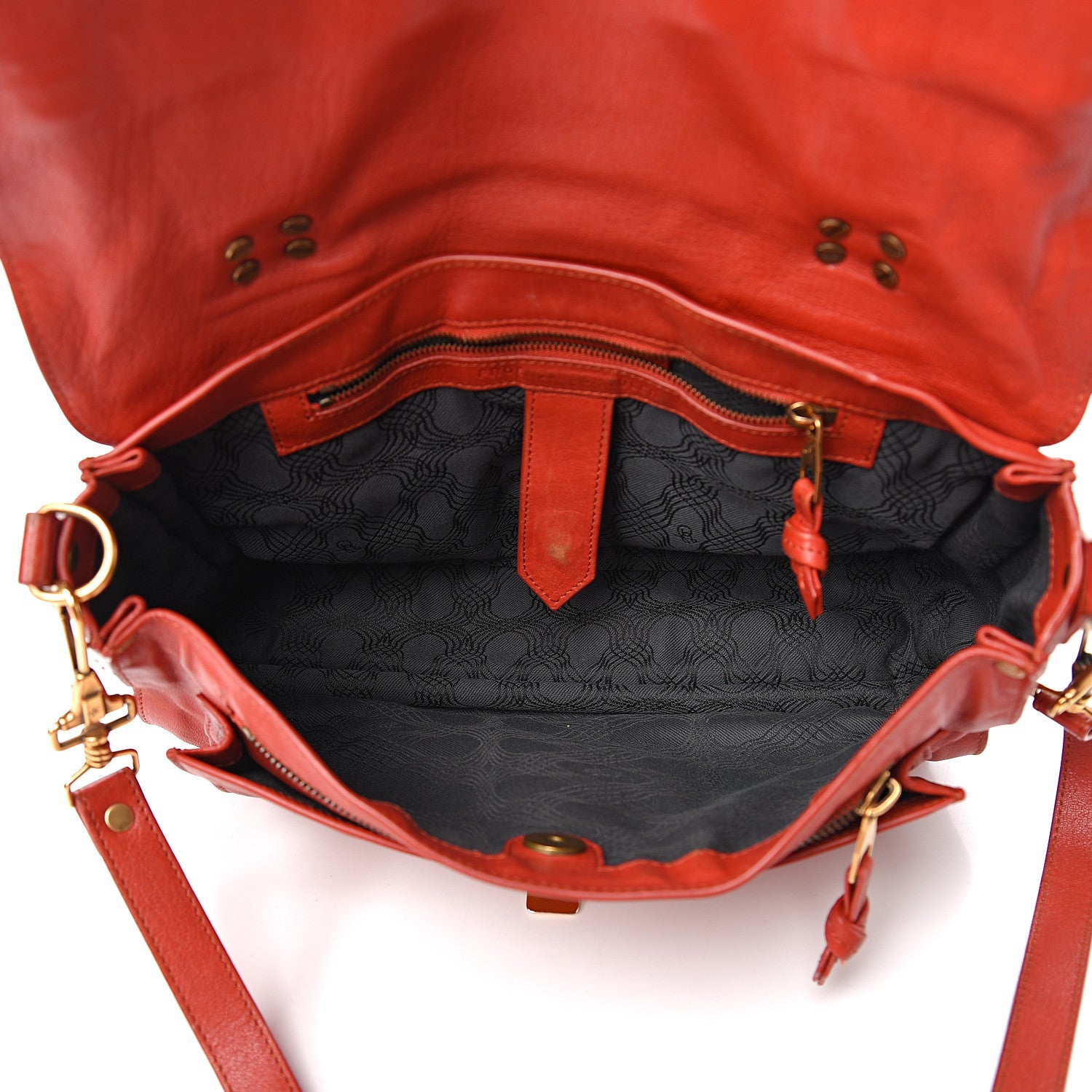 Proenza Schouler Lambskin Medium PS1 Satchel Paprika 4 of 14