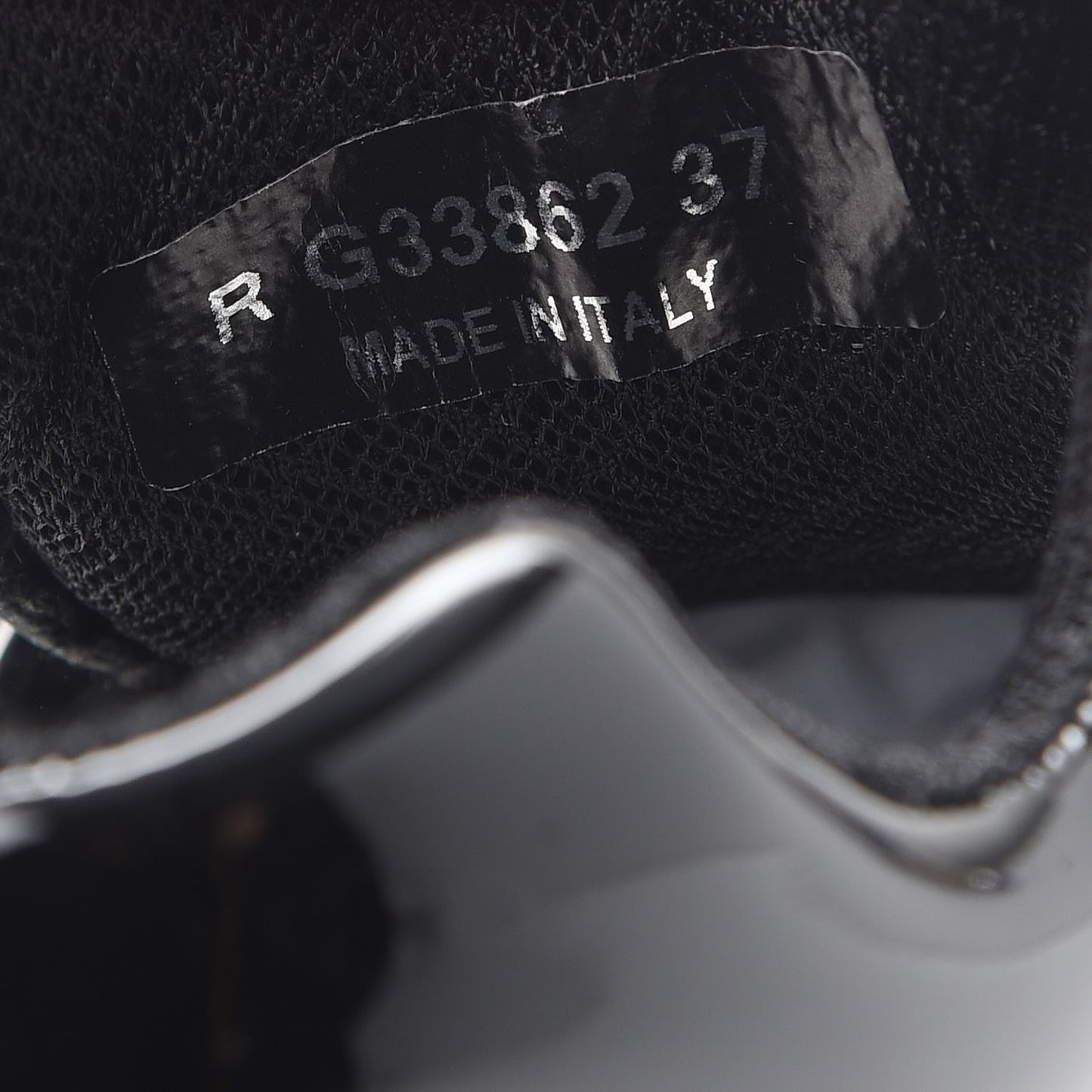 Patent PVC CC Sneakers 37 Black