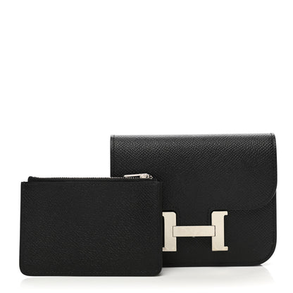 Hermes Epsom Constance Slim Wallet Black 1 of 9