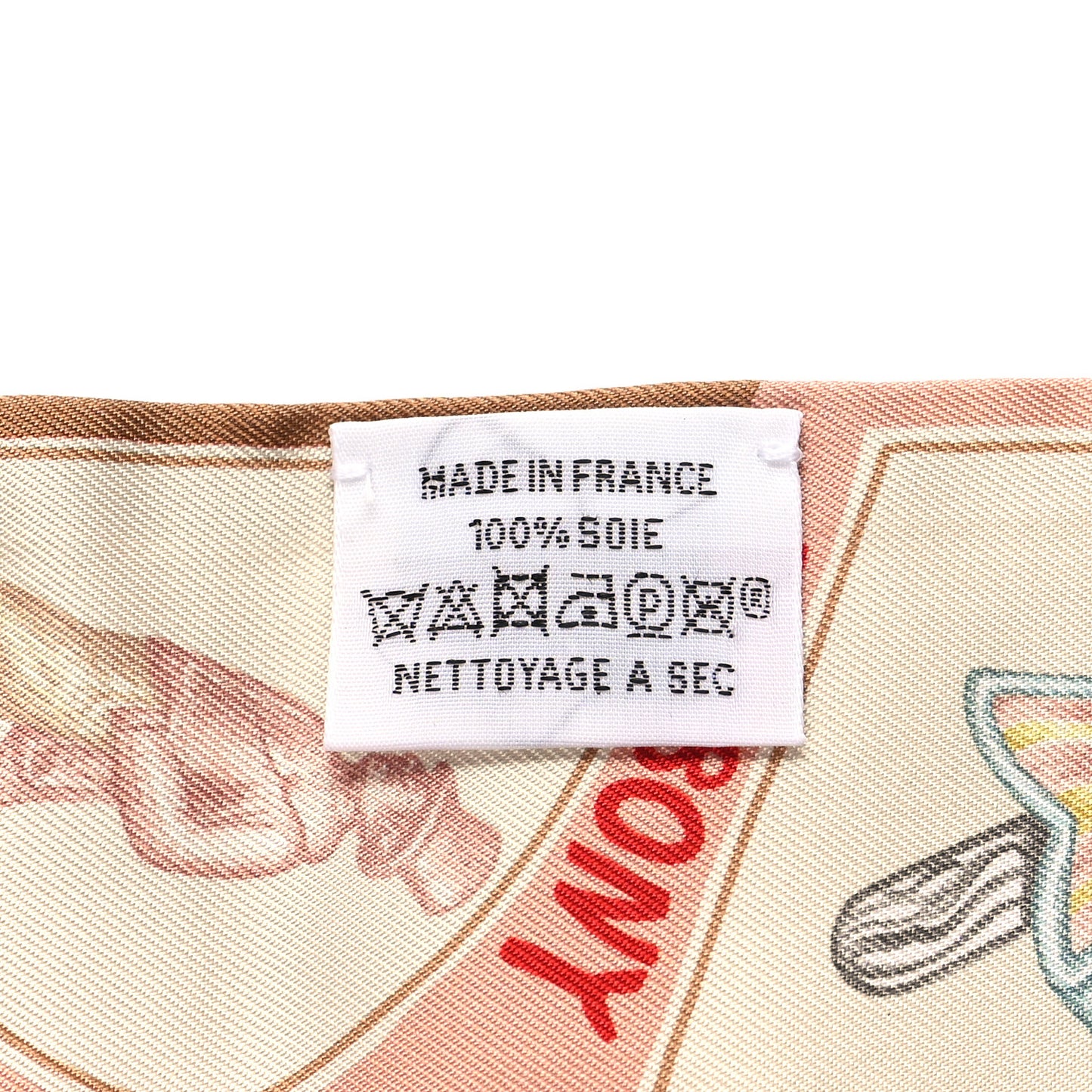 Silk Funny Ice Cream Twilly Beige Cream Vert