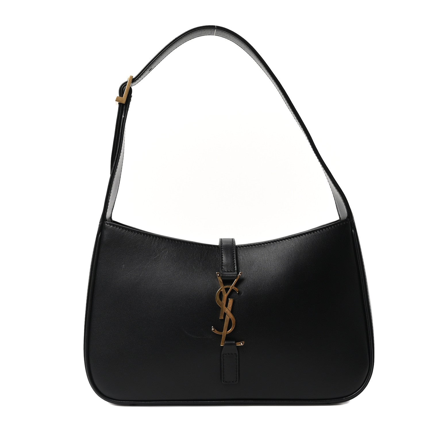 Saint Laurent Smooth Calfskin Le 5 A 7 Hobo Black 1 of 10
