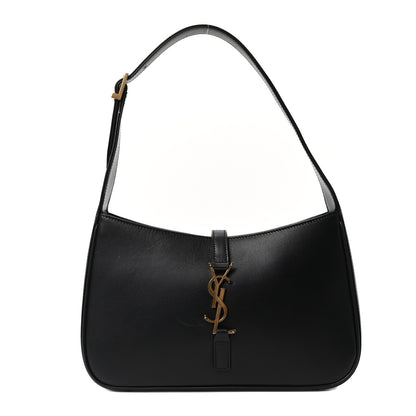 Saint Laurent Smooth Calfskin Le 5 A 7 Hobo Black 1 of 10