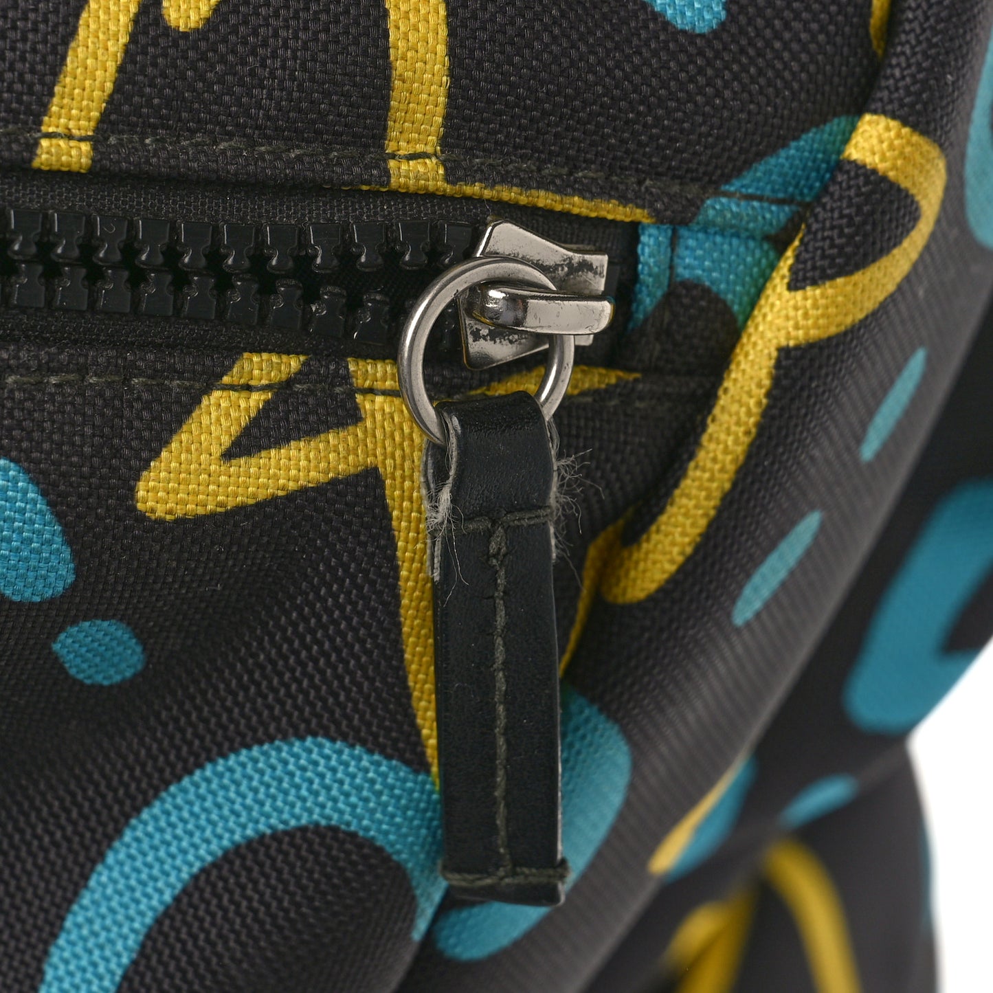 Techno Canvas GucciGhost Double Buckle Backpack Black New Acquamarine