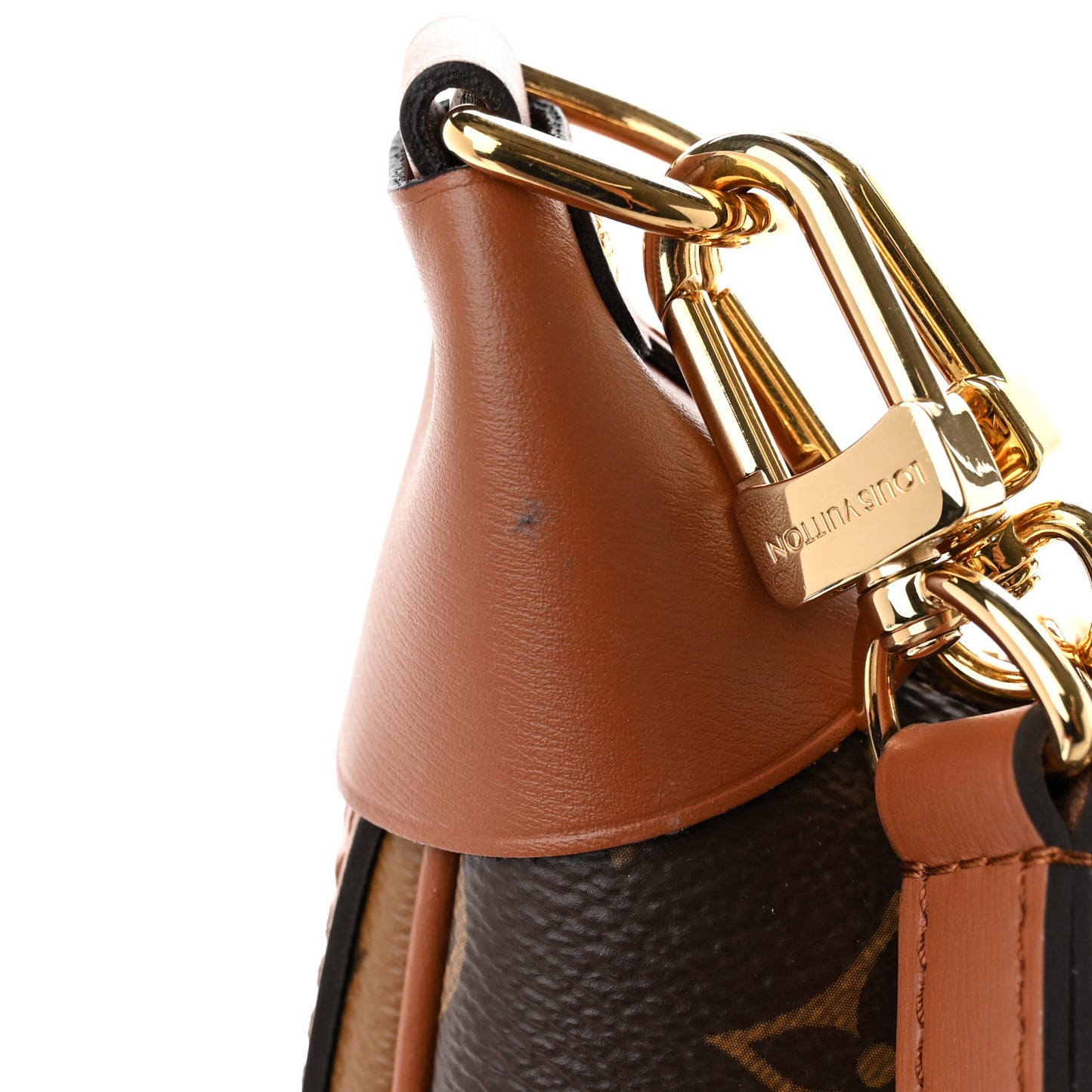 Reverse Monogram Loop Hobo