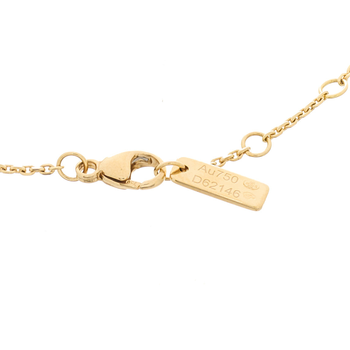 18K Yellow Gold Diamond Classic Baby Move Pave Bracelet