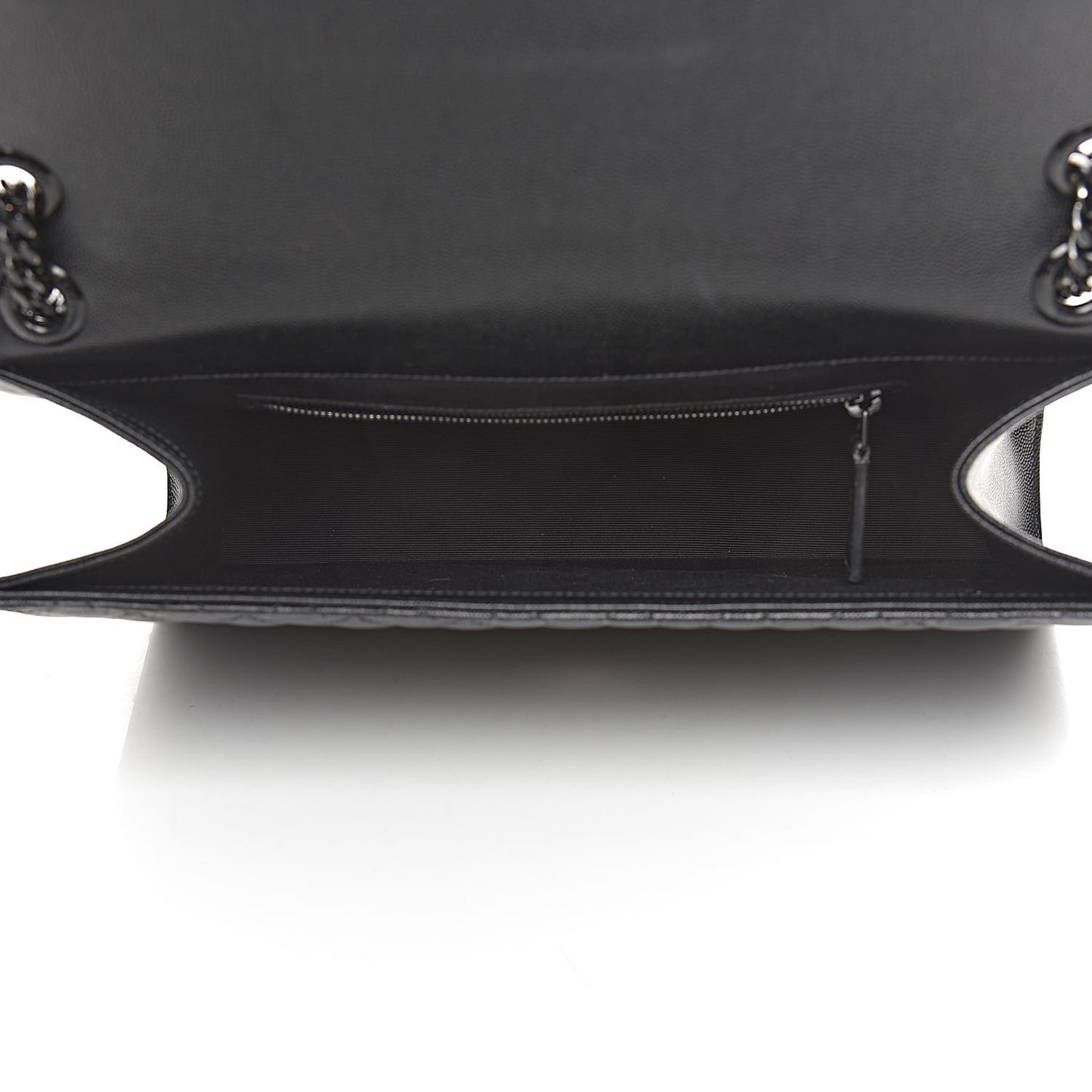 Grain De Poudre Large Tri-Quilt Monogram Satchel Black