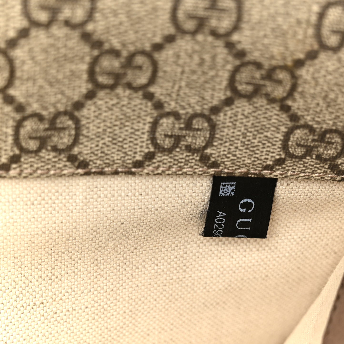 GG Supreme Monogram Web Small Neo Vintage Double Flap Messenger Bag Beige New Acero