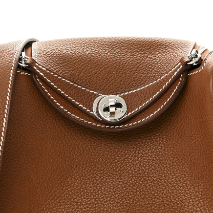 Hermes Barenia Faubourg Mini Lindy 20 Fauve 8 of 11