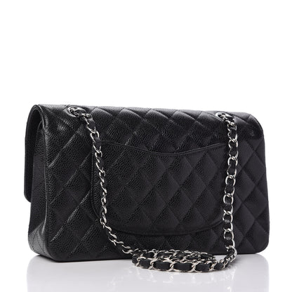 Chanel Caviar Quilted Medium Double Flap Black 3 of 10