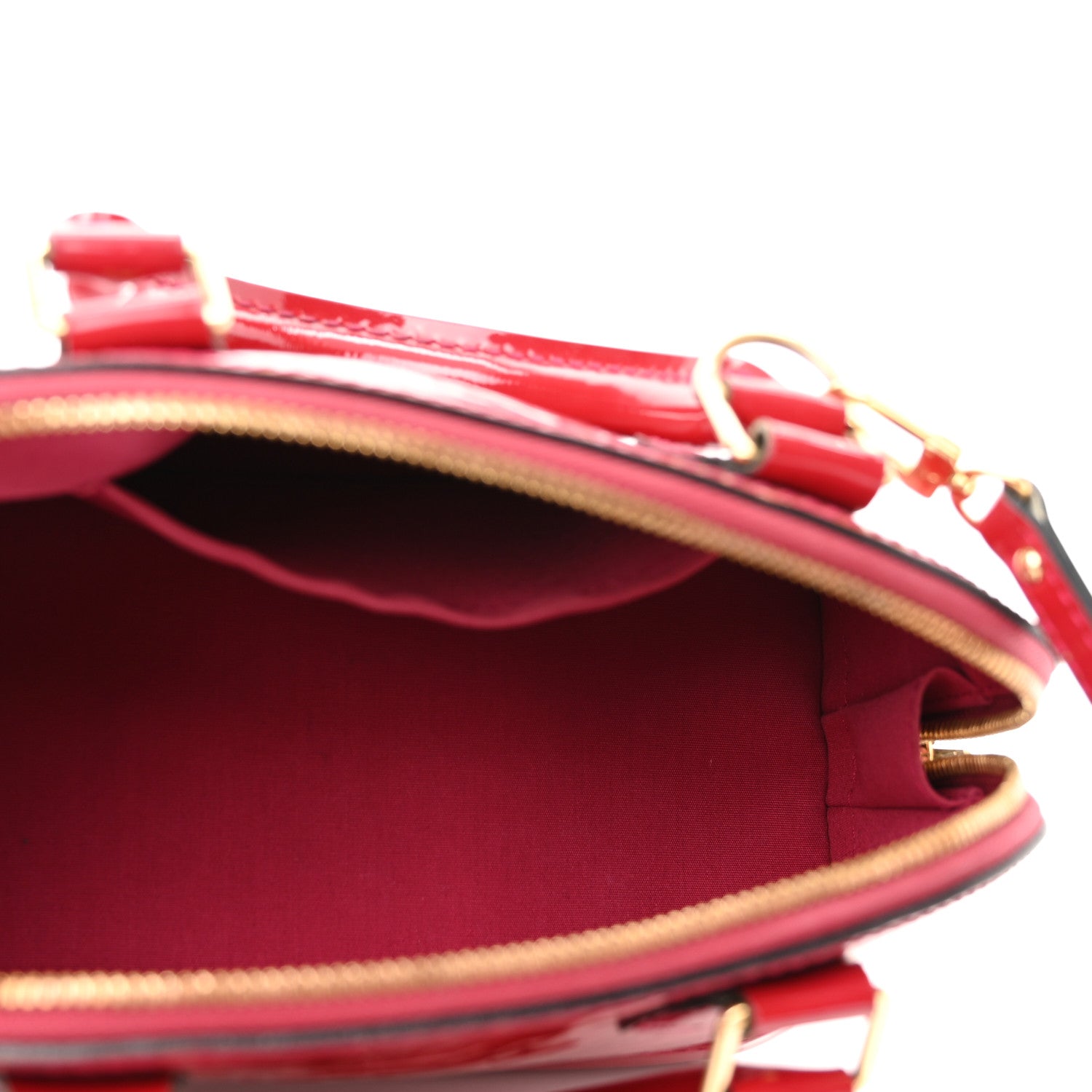 Louis Vuitton Vernis Alma BB Rose Indien 4 of 8