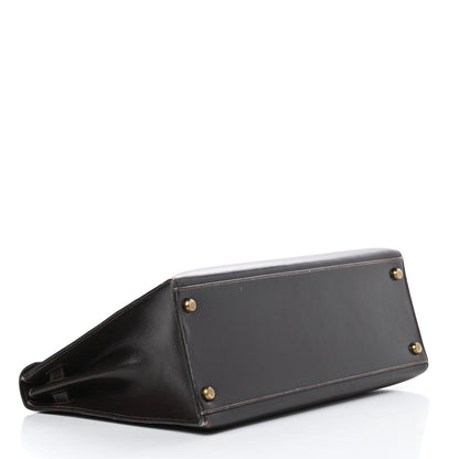 Hermes Box Kelly Sellier 32 Chocolate 3 of 24