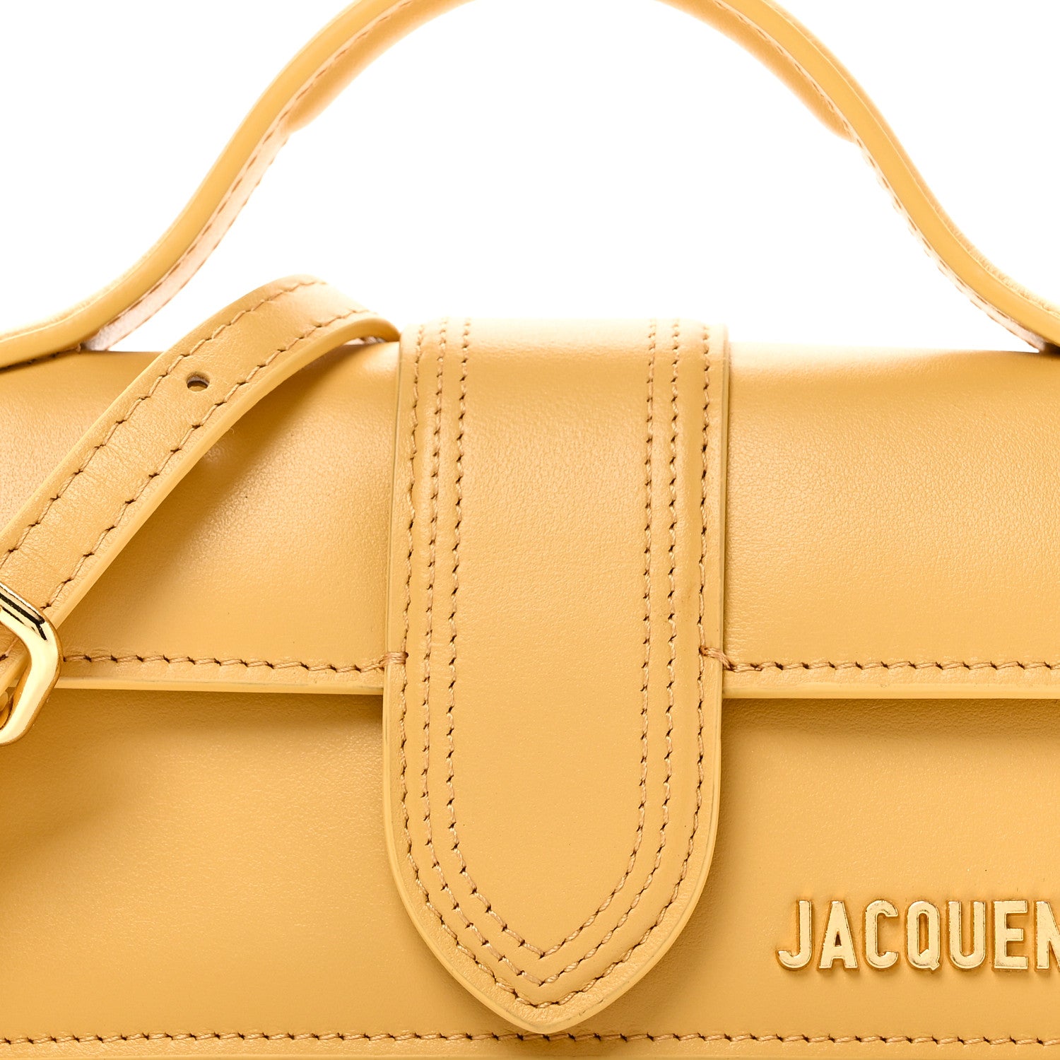 Jacquemus Smooth Calfskin Le Bambino Dark Yellow 7 of 9