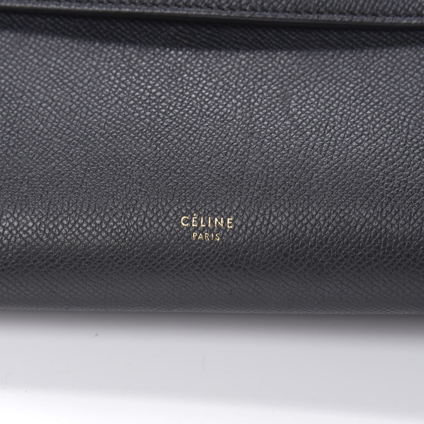 Grained Calfskin Mini Belt Bag Black