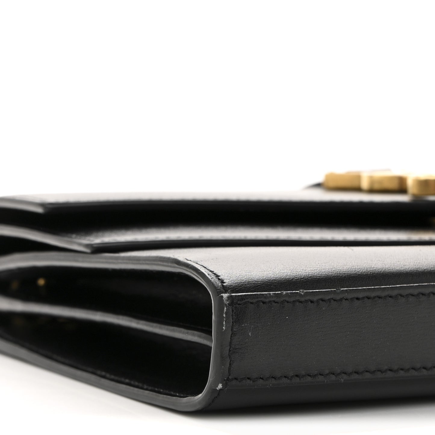 Smooth Calfskin Monogram Sulpice Chain Wallet Black