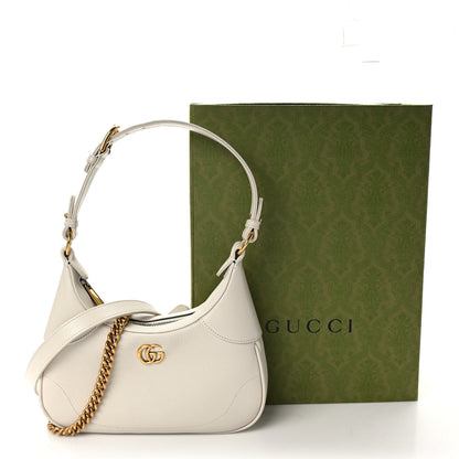 Gucci Goatskin Small Aphrodite Shoulder Bag Mystic White 10 of 10