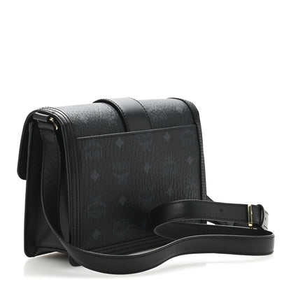 MCM Visetos Small Tracy Shoulder Bag Black 3 of 12