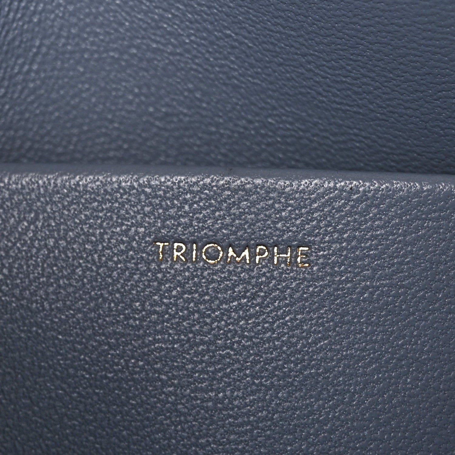 Celine Shiny Calfskin Triomphe Shoulder Bag Arctic Blue 7 of 10